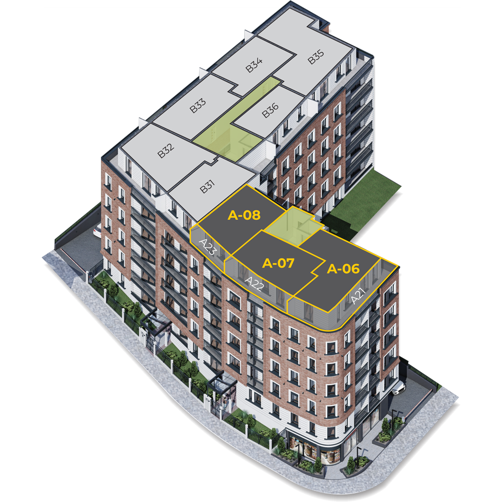 Lamela a povučeni sprat